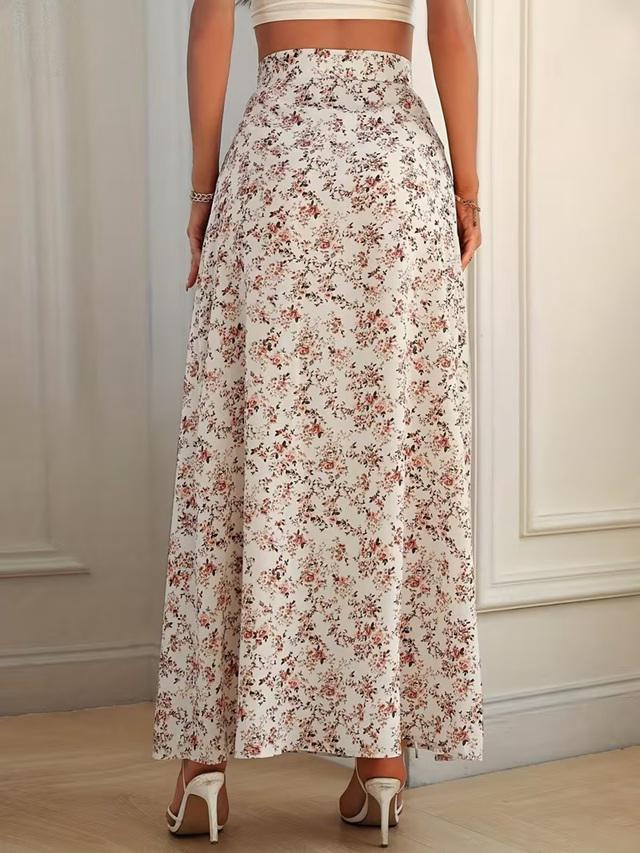 Falda Blanca Elegant Print Luxe - Image 4