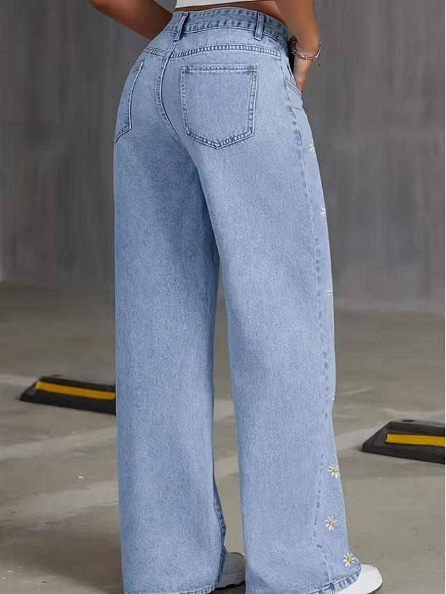 Jeans Celeste Floral Denim Style - Image 2