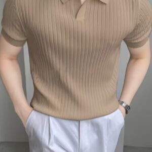 Polo Urban Ribbed Beige Premium
