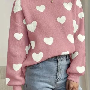 Suéter Pink Hearts Cozy Style