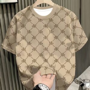 Camiseta Beige Pattern Luxury Edition